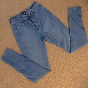 Fashion Nova High waisted blue jeans